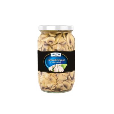 Canned champignons, sliced ​​HELCOM, 750 g / 400 g
